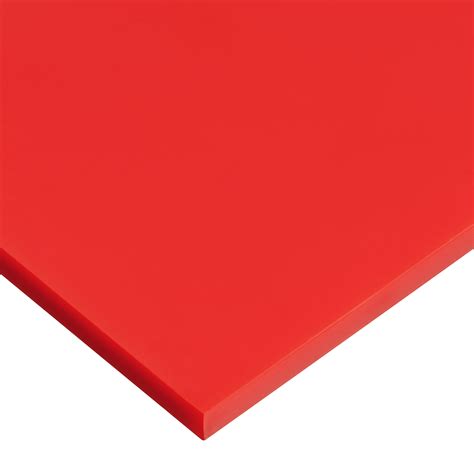 Red Cast Acrylic Sheet Thick X Wide X Long Walmart