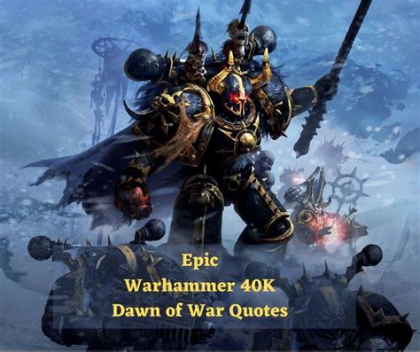 Warhammer 40K Quotes