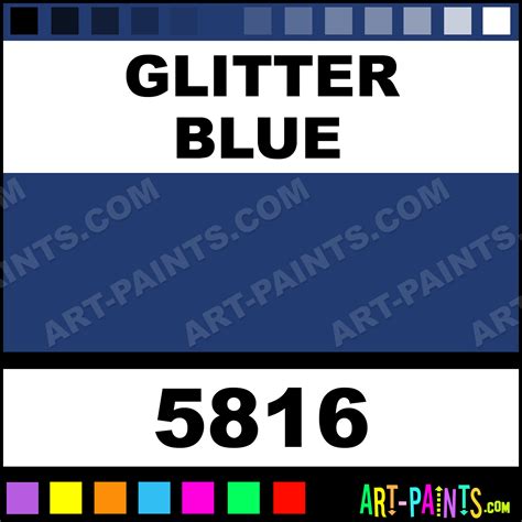 Glitter Blue Ultra Activity Glitter Paints, Sparkle Paints, Iridescent Paints, Shimmers ...