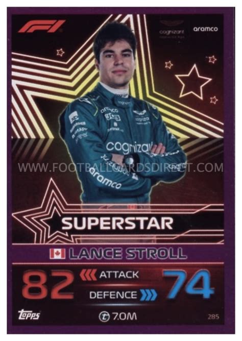 Lance Stroll F Superstar Parallel Turbo Attax Football