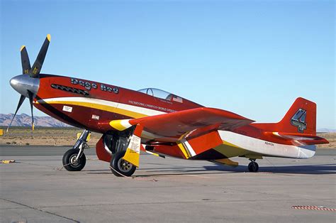 P 51 N5410v P 51d Mustang N5410v Dago Red At Mojave In O Flickr