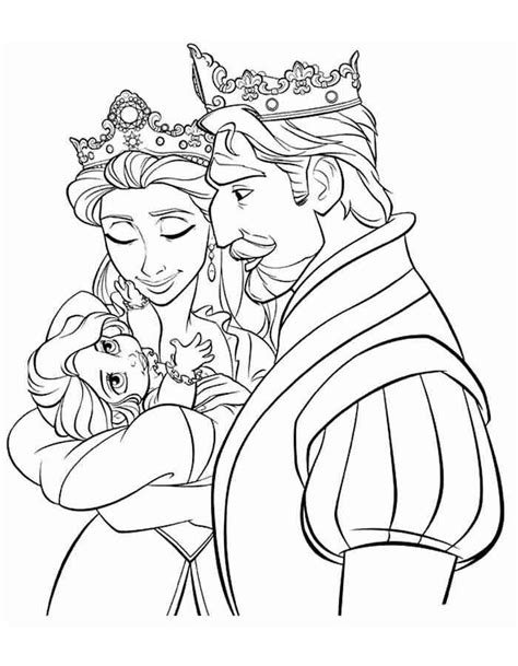 Раскраски Рапунцель. Распечатать картинки для девочек бесплатно ...