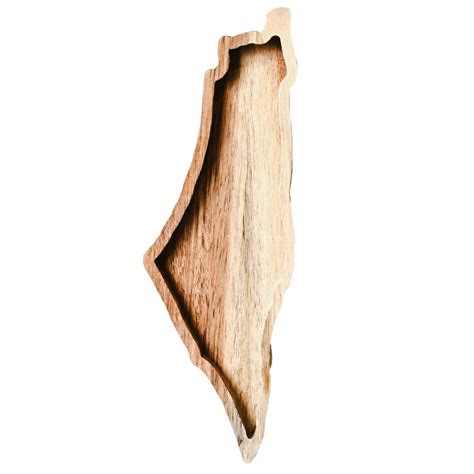 Small Palestine Map Dish (Wood) – WATAN STUDIO