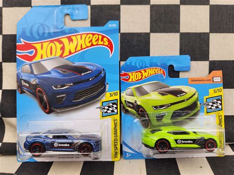 Hot Wheels 2019 Speed Graphics BREMBO 18 Camaro SS Your Choice Of Kustomkollector