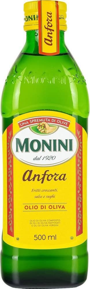Масло оливковое Monini Anfora, рафинированное, с добавлением оливкового ...