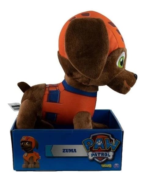 Zuma De Pelúcia Tam 30cm Original Patrulha Canina Paw Patrol