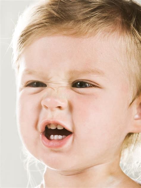 Angry Baby Stock Image Image Of Face Irascible Baby 11638135