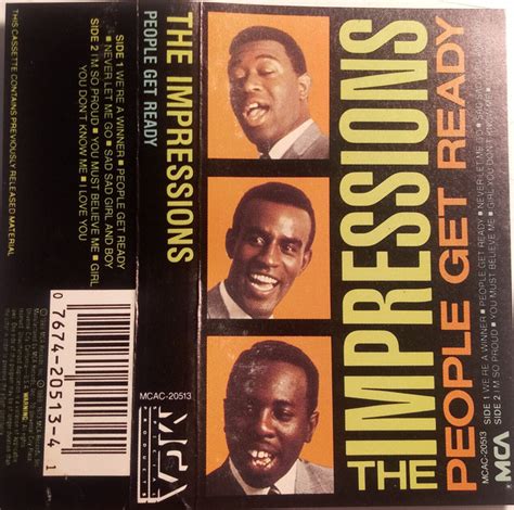 The Impressions – People Get Ready (1989, Cassette) - Discogs