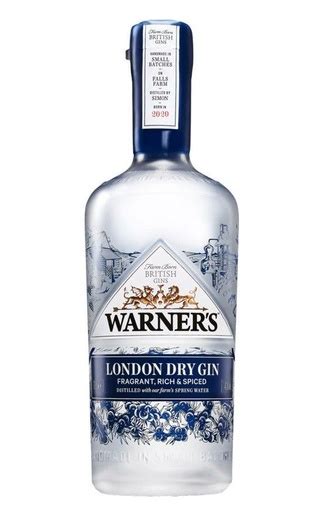 Джин Warner's London Dry Gin цена 0,7 л 4103 руб., купить Уорнерс ...