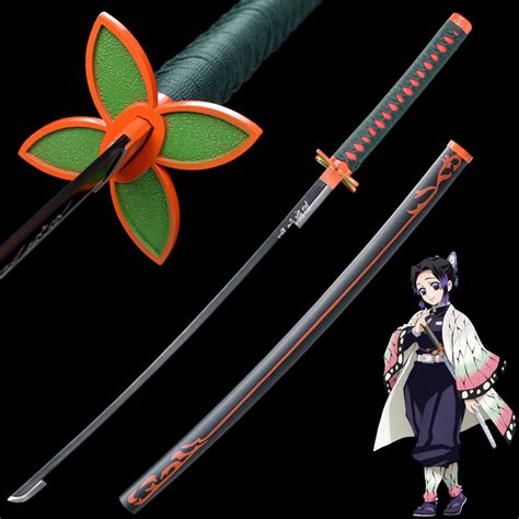 104cm Kochou Shinobu Katana Carbon Steel Demon Slayer Japanese Anime