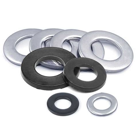 Custom Size Sae Metal Zinc Plated Flat Washers China Round Hole