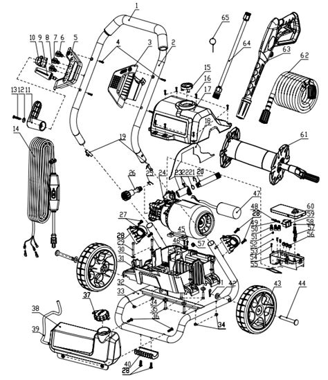 GREENWORKS Pressure Washer Parts, Breakdown & Owners Manual