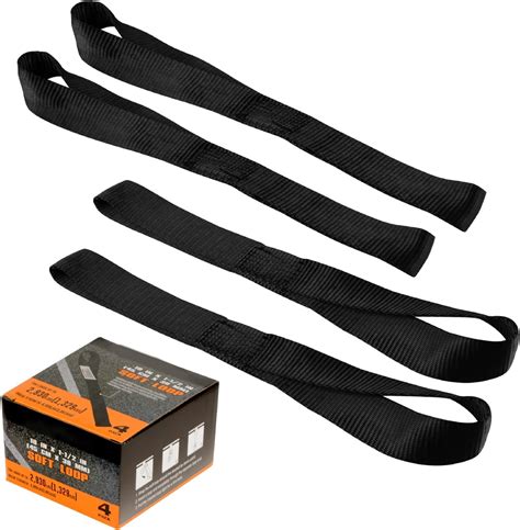 Amazon Haccoplanet 8PK Soft Loop Motorcycle Tie Down Straps 1 6 X