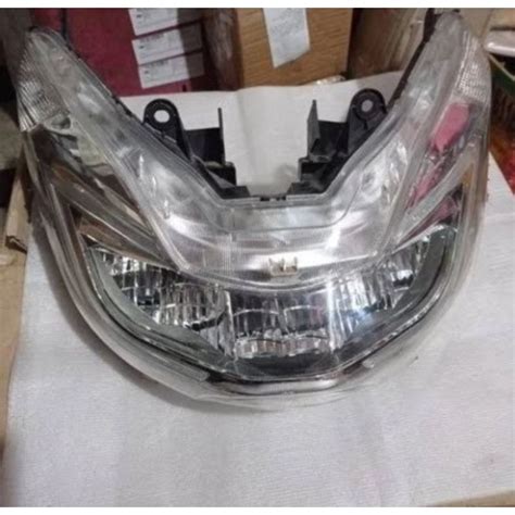 Jual Headlamp Reflektor Lampu Depan PCX 150 Cbu Led Original ORI Ahm