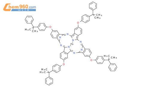 91083 54 4 四 4 异丙苯基苯氧基 酞氰铅化学式结构式分子式mol 960化工网