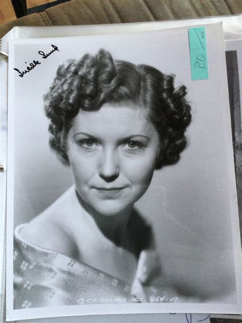 LUCILLE LUND, actress, autograph – Williamsburg Nostalgia Fest