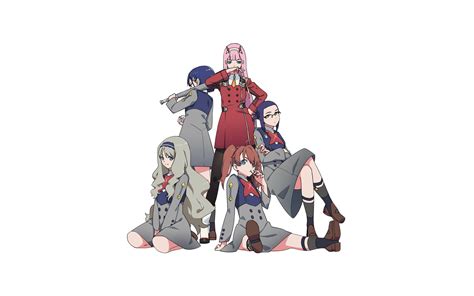 Darling In The Franxx Characters Hd Wallpaper