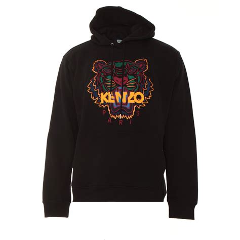 Kenzo Paris Embossed Classic Tiger Mens Hoodie