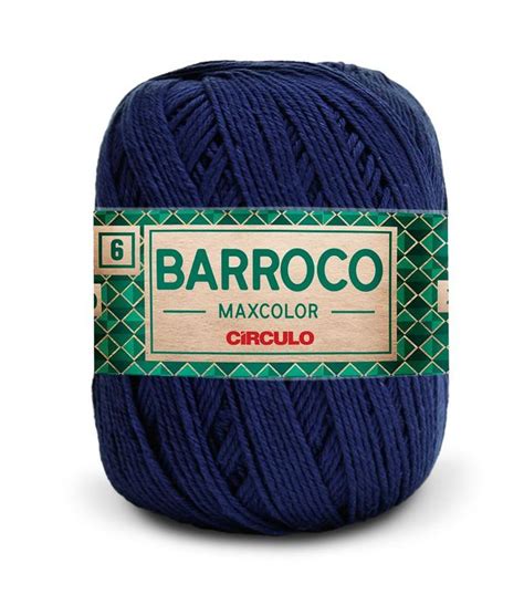 Linha Círculo Barroco Maxcolor 6 Fios Novelo 200g - Escolha A Cor ...