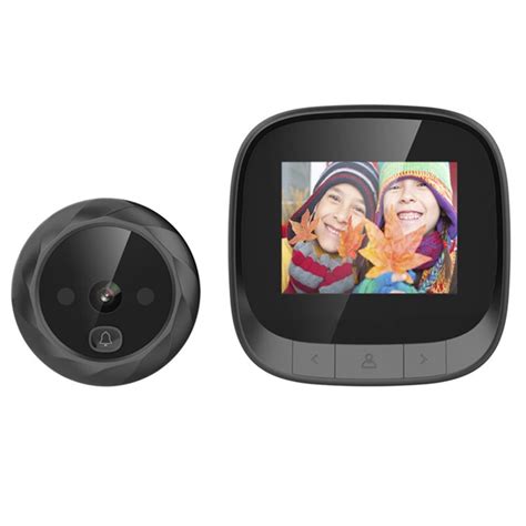 Electronic Doorbell Peephole With Inch Lcd Display Ir Night