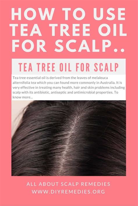 Tea Tree Oil for Scalp Problems