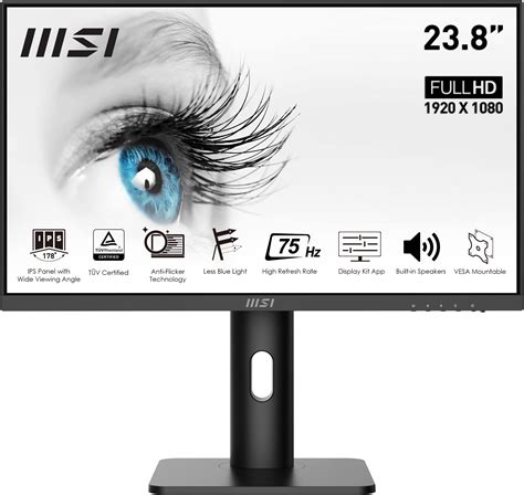 MSI PRO MP243P 23 8 Inch Full HD Business Productivity Monitor 1920