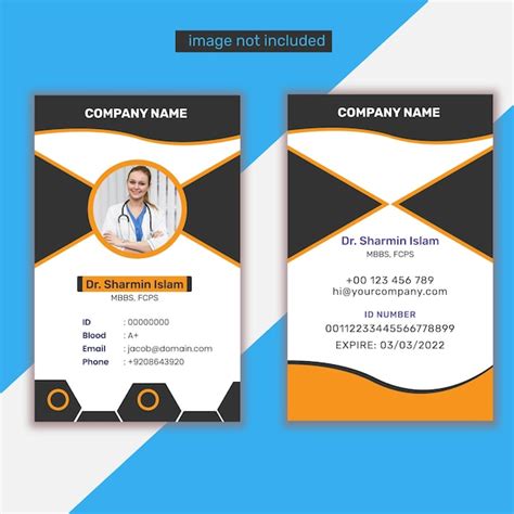 Premium Vector Modern And Clean Business Id Card Template Design