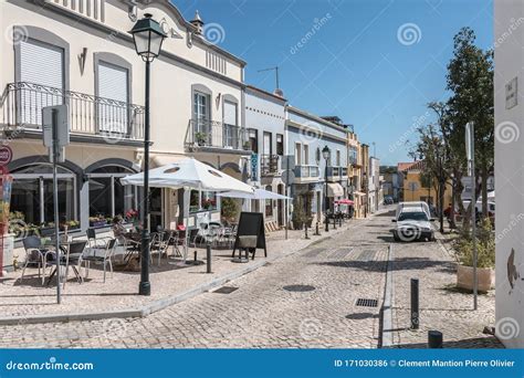 Street Atmosphere And Architecture Typical Of Moncarapacho Portugal