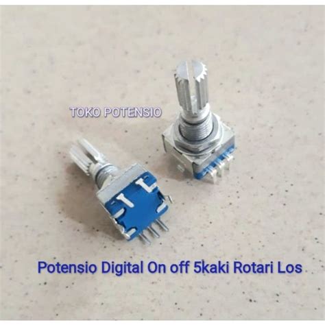 Jual POTENSIO DIGITAL ON OFF ROTARI LOS 5KAKI Shopee Indonesia