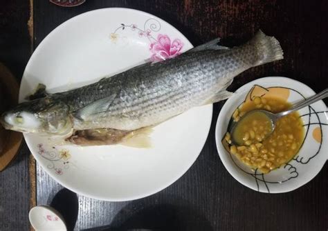 Chiu Chow Cold Flathead grey mullet Fish 潮州凍烏頭 Recipe by LazyCook_HK - Cookpad