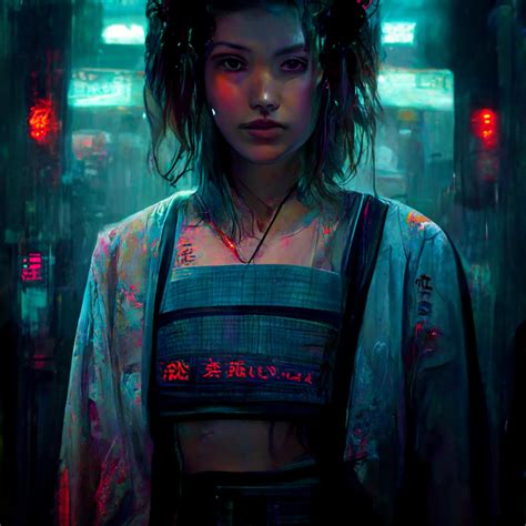 Midjourney Prompt E Girl Samurai Cyberpunk Character By Prompthero