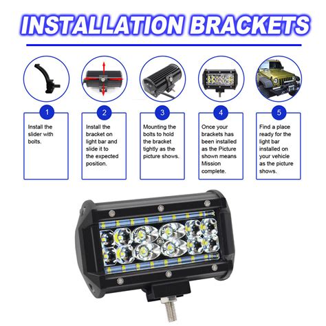 X W Led Arbeitsscheinwerfer Offroad Scheinwerfer V V F R Jeep