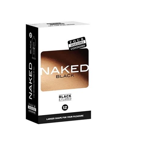 Four Seasons Naked Black Condoms Tuppys