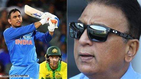 Sunil Gavaskar Wishes To Watch This Ms Dhoni Moment Before Bidding