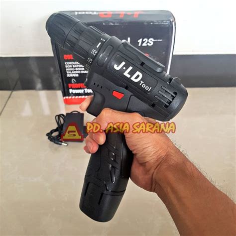 Jual Cordless Drill Besi Kayu 12volt Jld 12s Mesin Bor Obeng Baterai