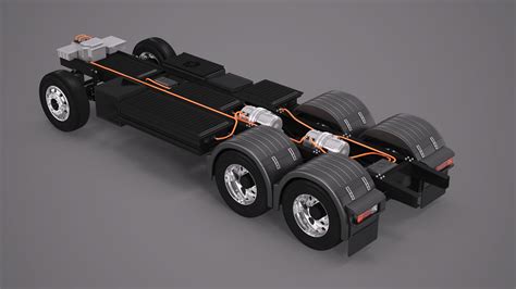 3d Electric Truck Chassis Model Turbosquid 1582637