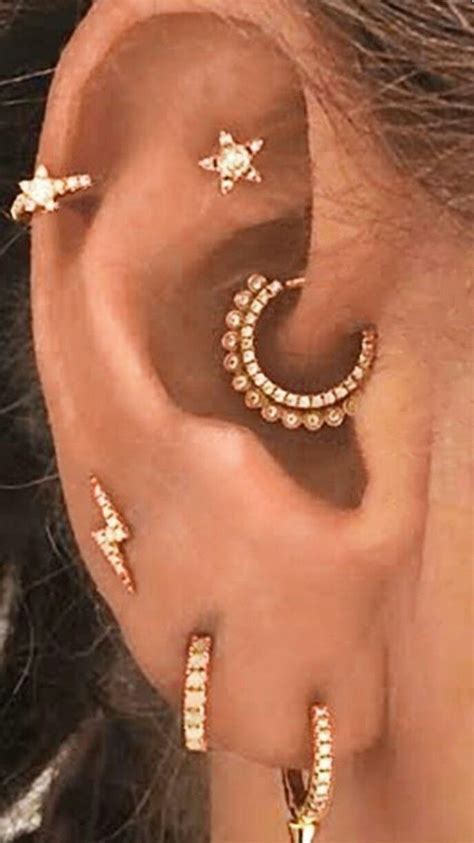 Pin By Cecy Martinez On Piercings Cool Ear Piercings Earings