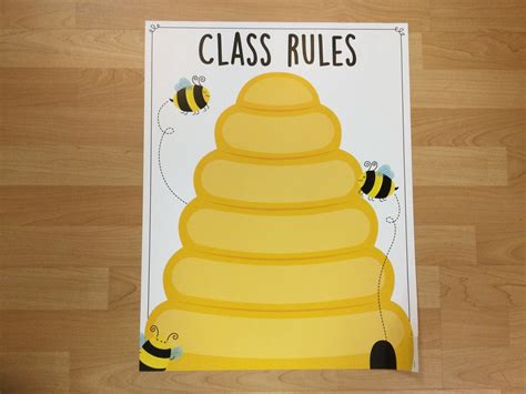 Bees Class Rules Chart - School Spot