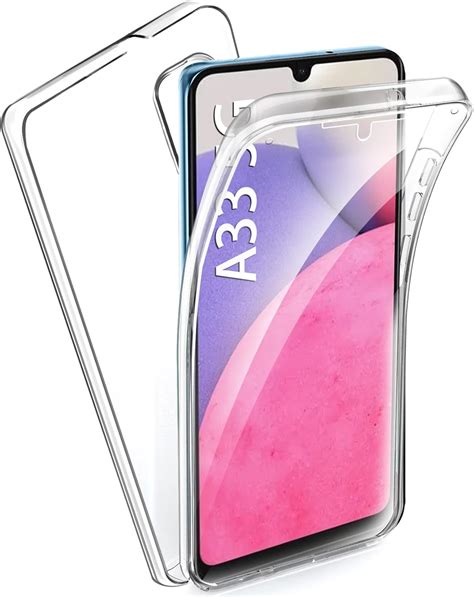 AROYI Coque Compatible Avec Samsung Galaxy A33 5G Transparent Housse