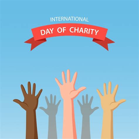 Premium Vector International Day Of Charity Concept