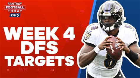 Nfl Dfs Week 3 Recap And Early Week 4 Picks And Targets 2022 Fantasy