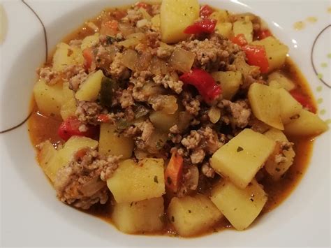 Bauerntopf Hackfleisch Mit Kartoffeln Und Paprika Rezept Mit Bild