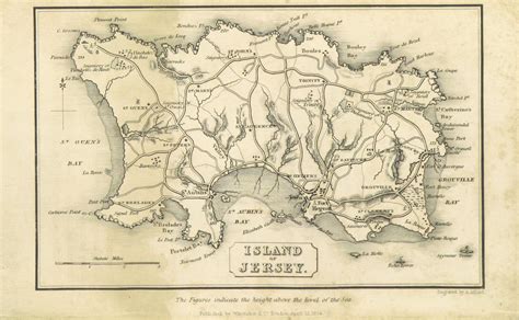 Island of Jersey (1834) : MapPorn