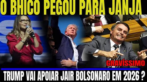 3AGORA DEU RUIM BICHO PEGOU PARA O LADO DA JANJA BOLSONARO VAI TER