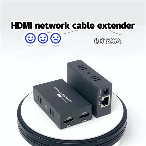 Hdmi Over Ethernet Extender Cat6cat7 Rj45 1080p60hz Poc Transmitter