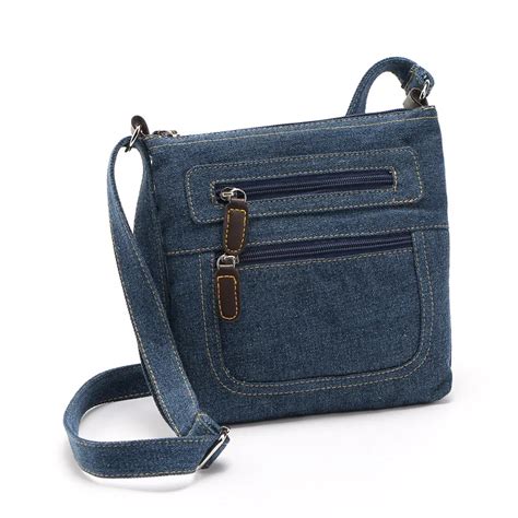 Lightweight Denim Crossbody Bag Women Handbags Messenger Small Shoulder Bags Cowboy Bags Ladies