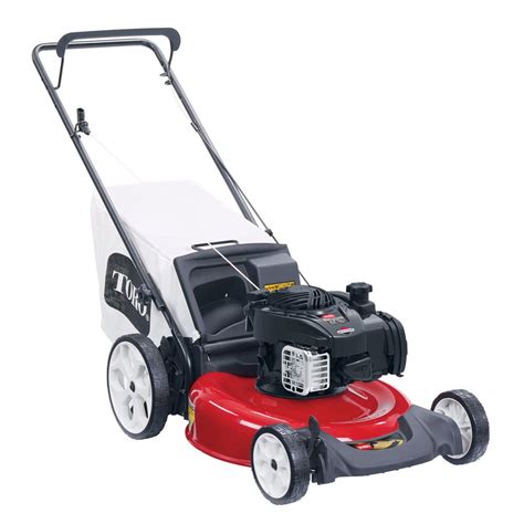 Toro Recycler 21 In Briggs And Stratton High Wheel Gas Walk Behind Push Lawn Mower With Bagger