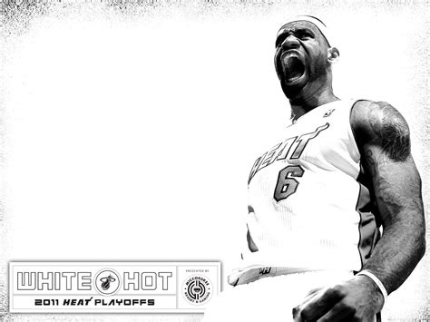 Miami Heat Wallpaper White Hot