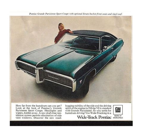 1968 Grande Parisienne Sport Coupe From Magazine Ad Smaller Version