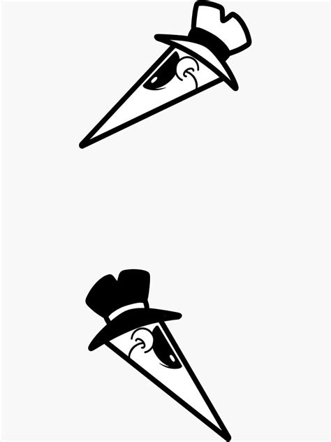 Spy Vs Spy Sticker For Sale By Cartooony Redbubble